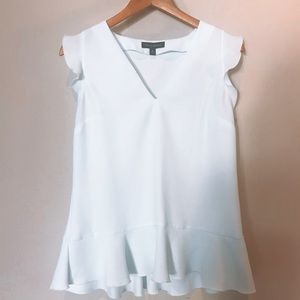 Pastel turquoise peplum top